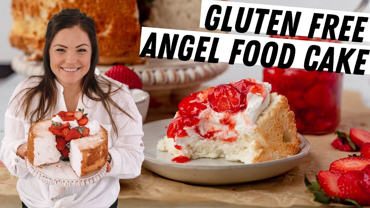 Gluten Free Angel Food Cake (With a Dairy Free Option)