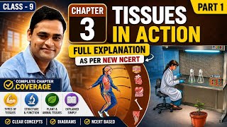 Tissues in Action Class 9 Science | Chapter 3 Part 1 | New NCERT Explained