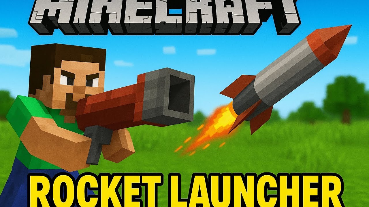 How To Make a Rocket Launcher in Minecraft - YouTube