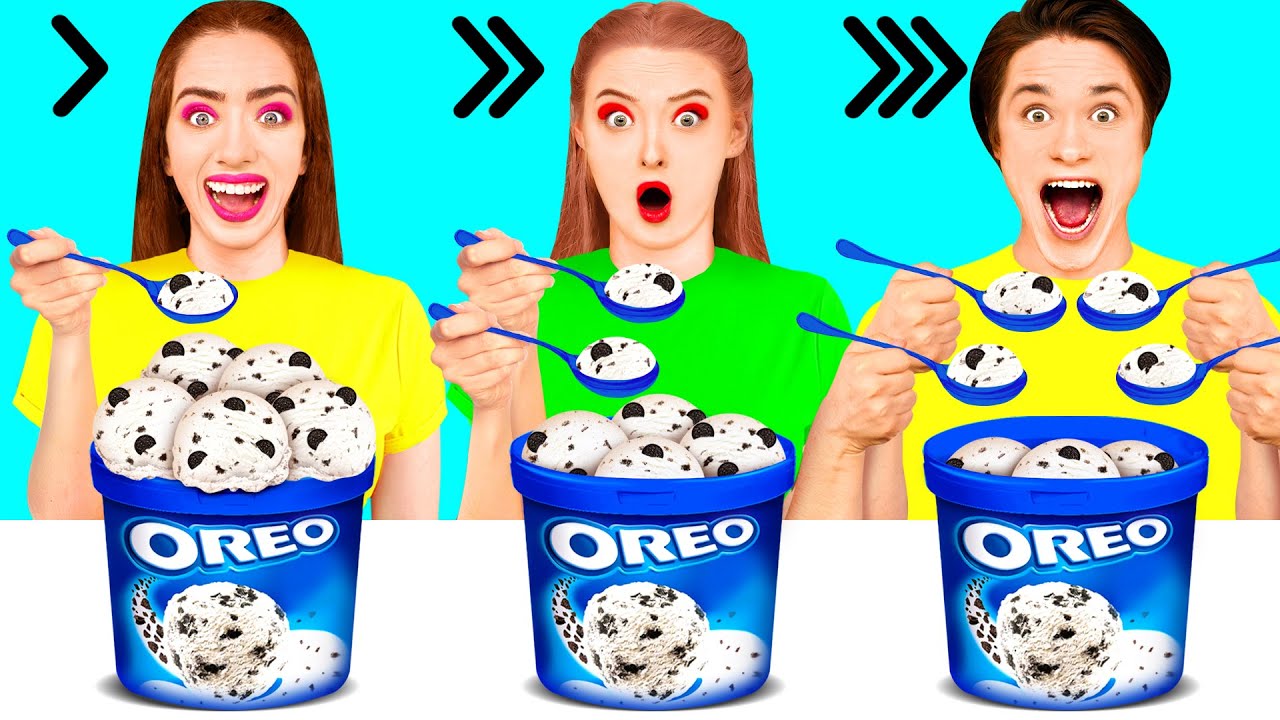 People vs Food Challenge 4 Try To Eat In 1 Second Fastest Speed