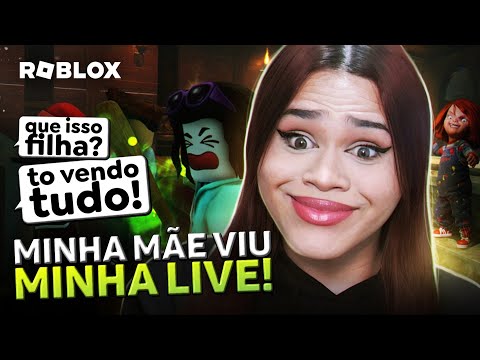 Minha MÃE ACHOU MINHA LIVE e ME FLAGROU 🫠 | Roblox