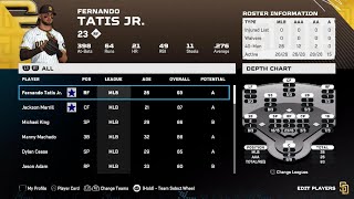 PADRES batting stance fixes - MLB The Show 25