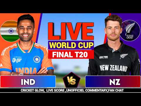 🔴IND vs NZ T20 World Cup 2026, Final Match | India vs New Zealand | live Score & Commentary