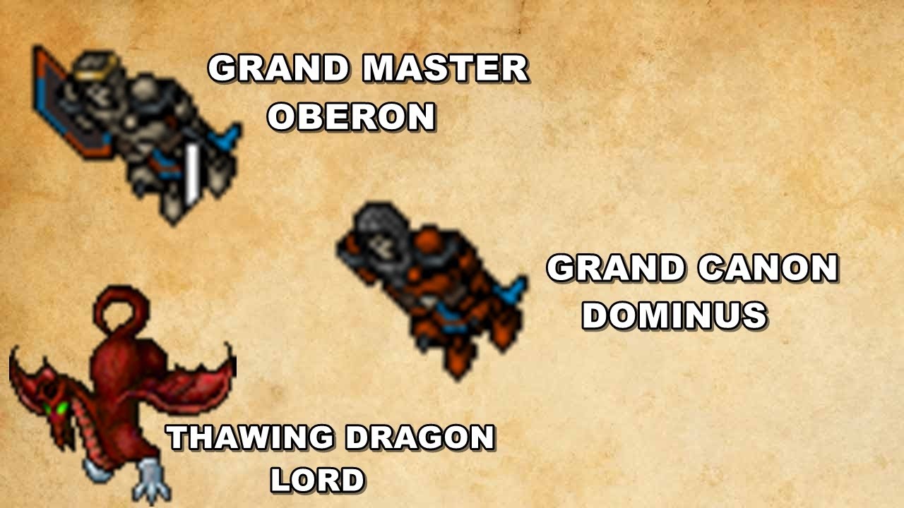 Tibia - Grand Master Oberon solo 