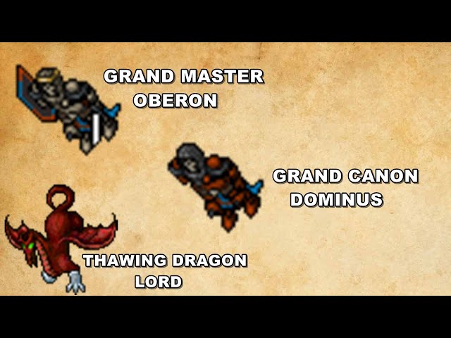 Tibia #26 - Grand Master Oberon , Grand Canon Dominus e Thawing