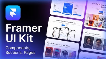 Build website in 5 minutes in Framer with the Frameblox UI Kit, Design system and templates