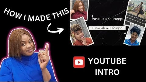 How to Make a YouTube Intro (FAST & EASY)