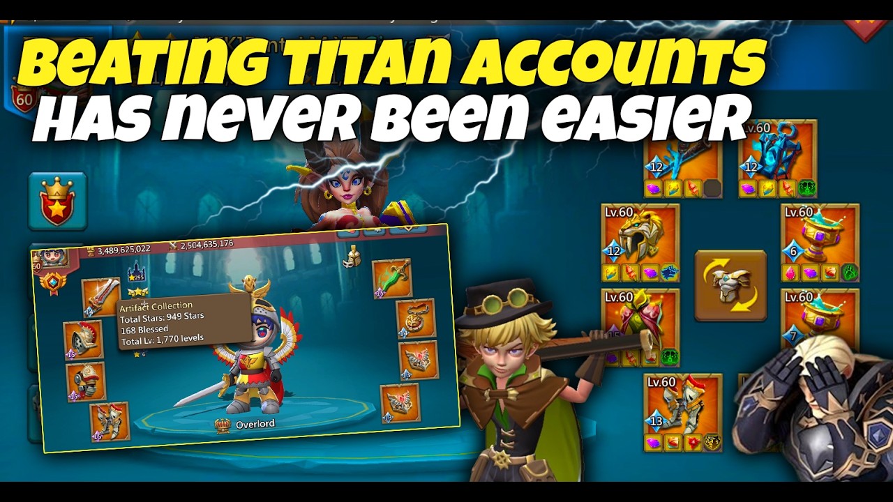 Lords Mobile - Watch How This New Comp Can Beat Every Opponent in War of Wonders! Beating Titans