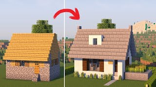 Как построить простой дом для жителей в Майнкрафт / How to build a simple house for residents in Min