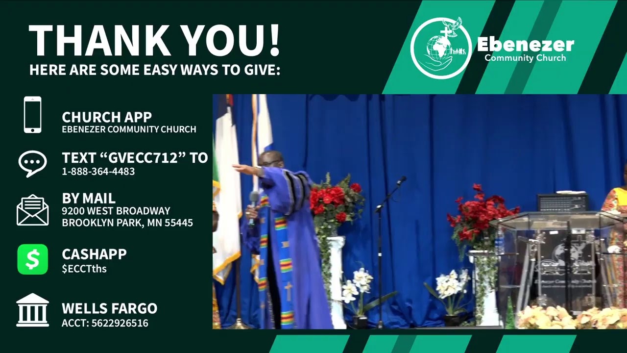 Ebenezer Community Church Brooklyn Park, MN Live Stream YouTube