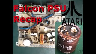 Atari Falcon PSU recapped and tested (Exxos kit)
