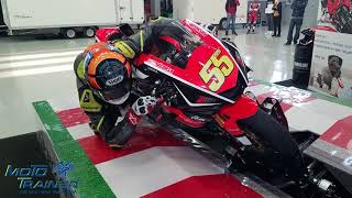Alex De Angelis with Moto Trainer, Motorbike simulator, Simulateur moto, Simulador de moto Superbike screenshot 5