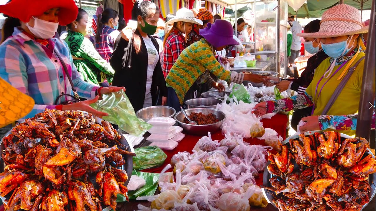 Veng Sreng Street Food Real Street Food For Sales At Lunch Time YouTube
