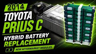 How to Replace/Repair/Fix a Hybrid 2014 Toyota Prius C Battery Pack with Aftermarket Modules Guide