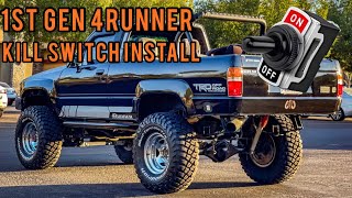 1st Gen 4runner Kill Switch installation!