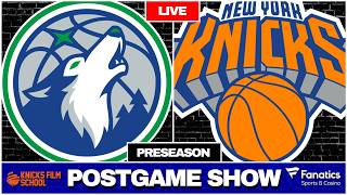 Details Knicks vs Timberwolves (PRESEASON) - Recap & Reaction | POSTGAME SHOW | Knicks Film School Guide