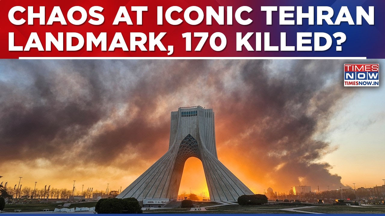 Tehran Blast News: Airstrike Rocks Iran Capital, Chaos At Iconic Landmark Azadi Square | Middle East