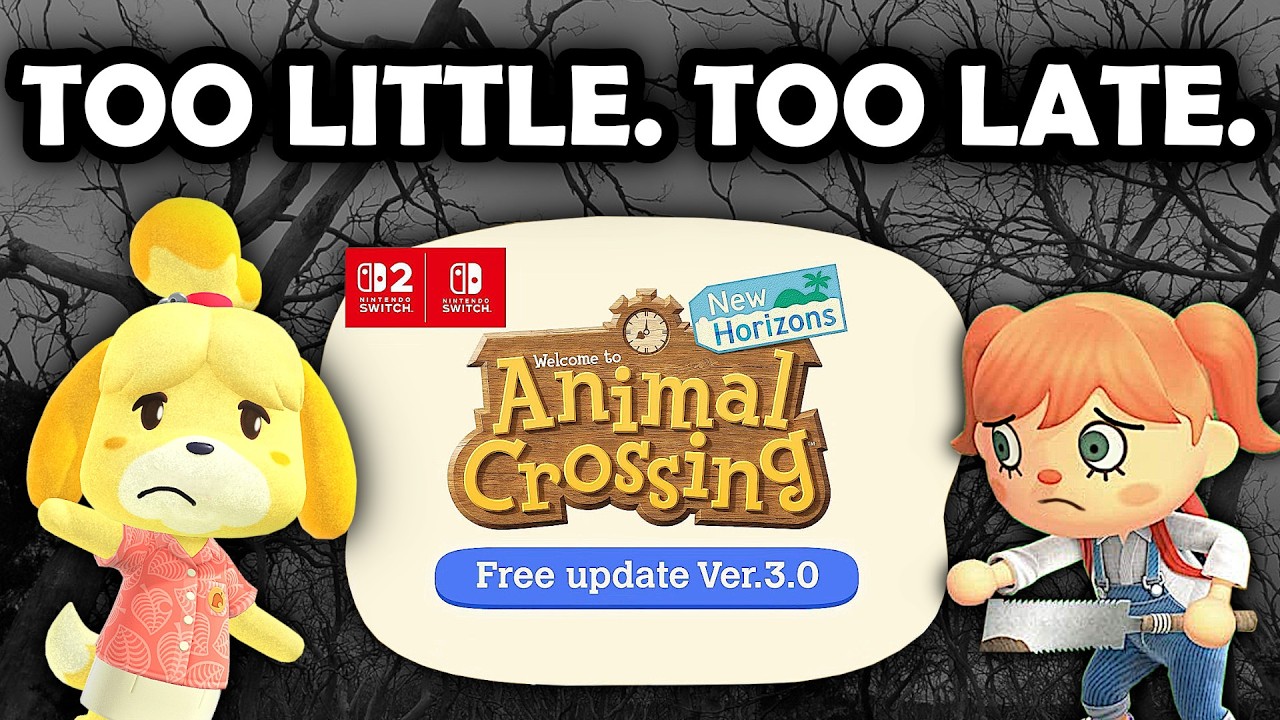 Animal Crossing New Horizons 3.0 вышла слишком поздно