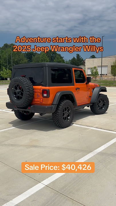 Adventure starts with the 2025 Jeep Wrangler Willys