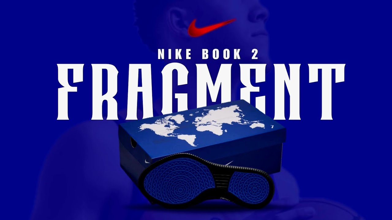 Devin Booker x Fragment Nike Book 2 Black | Simple Design Done