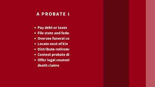 What Do Probate Lawyers Do?