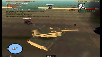 samp DD because good admens shoot its members with a tank