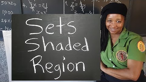 PEP Maths Sets. Shaded Region. Venn Diagram. Grade 5 Mathematics. Primary Exit Profile Exam Prep