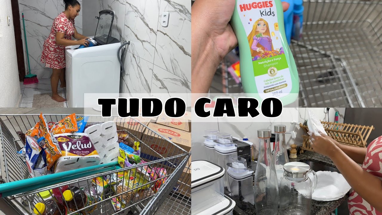 PRIMEIRA NOITE NA CASA NOVA | FOMOS NO MERCADO + FINALIZOU O BALCÃO DA COZINHA | COMPRINHAS!! 🥰