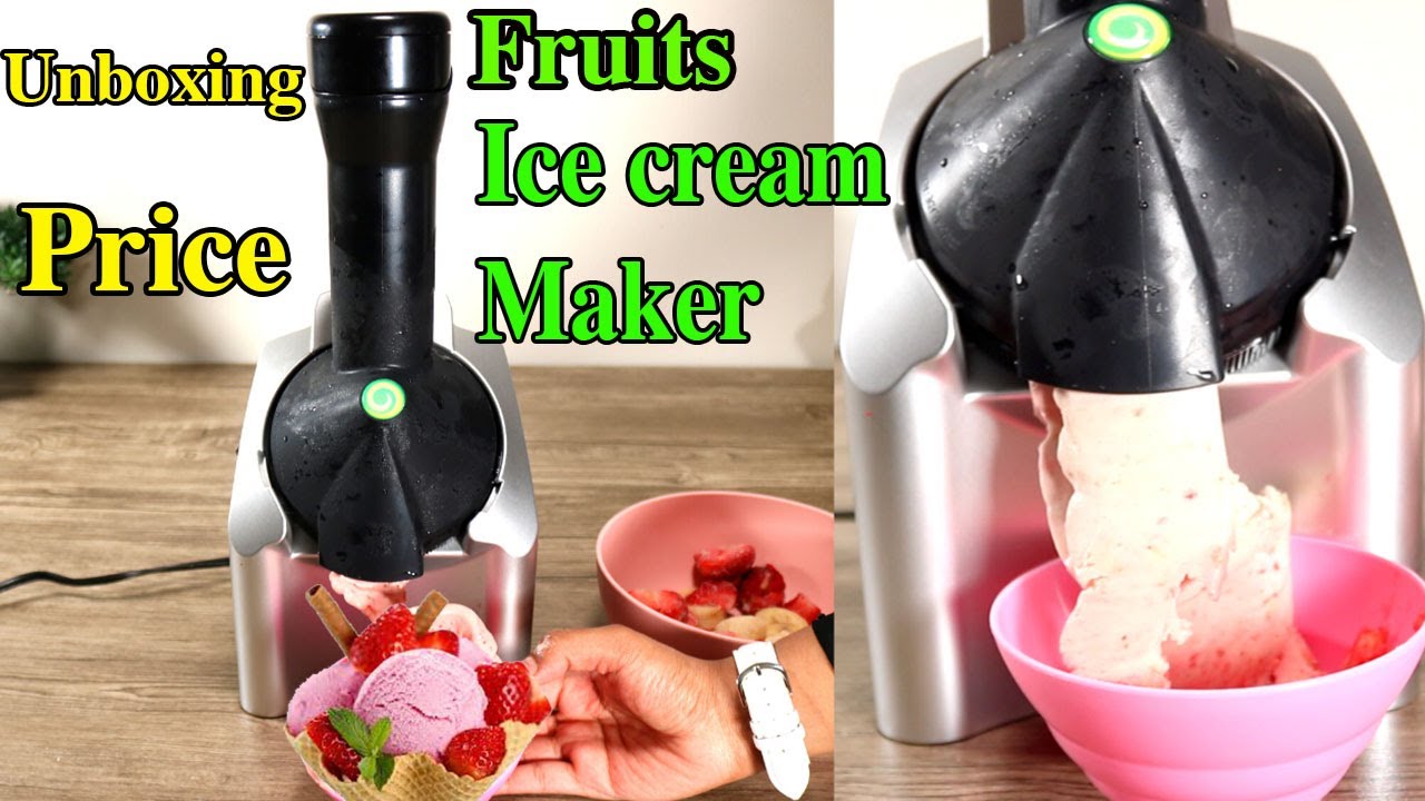 Fruits Ice Cream Machine - Frozen dessert Maker Review, Unboxing