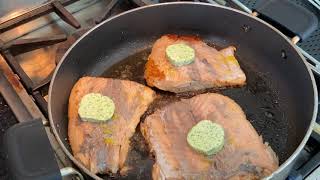 Mom's Pan Seared Salmon by Sunday Cooking With Mom and Me 772 views 3 years ago 2 minutes, 38 seconds