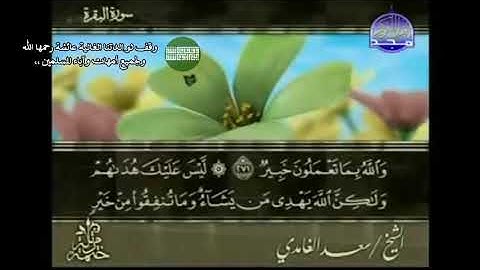 القرآن الكريم كاملا الجزء الثالث (3) بصوت الشيخ سعد الغامدي- وقف لوالدتنا عائشة رحمها الله