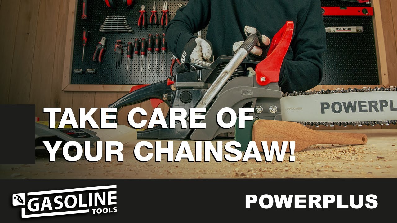 POWERPLUS - How to carry out maintenance on your fuel-powered chainsaw