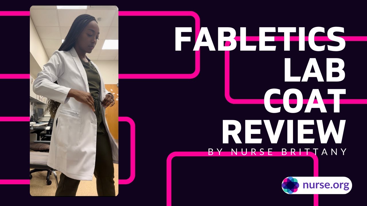 **Fabletics Scrubs Lab Coat Review By Nurse Brittany Best Scrubs For