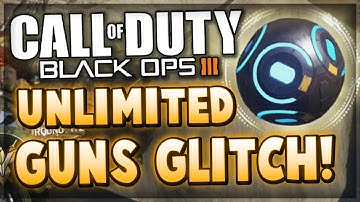 Black Ops 3 Glitches - UNLIMITED GUNS & Shoot With Uplink Ball Glitch! (COD BO3 Multiplayer)
