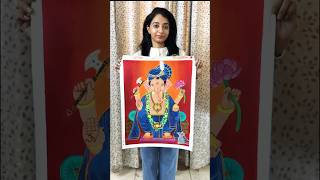 Big canvas painting of Ganeshji# Acrylic painting for sale# kindly dm for purchase