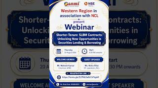 ANMI WIRC & NCL - Webinar on Shorter Tenure SLBM Contracts
