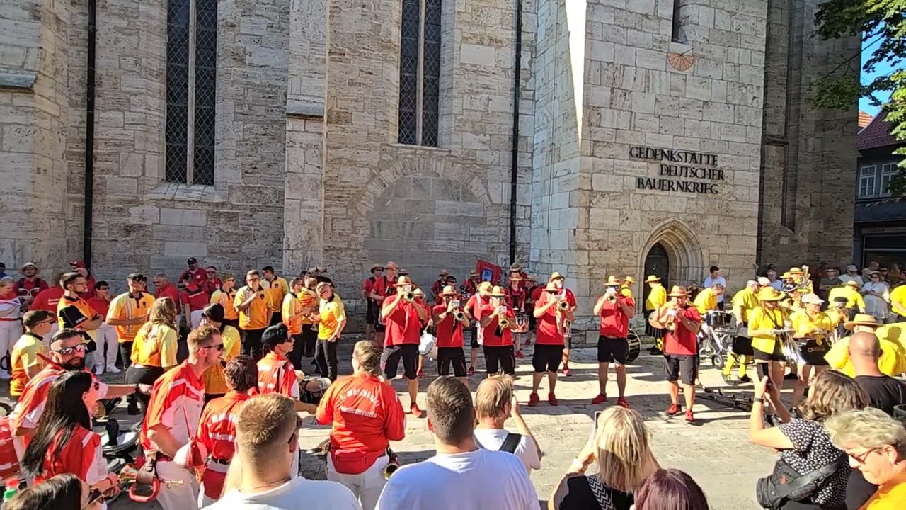 Rüdersdorfer Schalmeienkapelle, Fanfarenzug Wasungen,Drum Corps Mühlhausen zur Mühlhäuser Stadkirmes