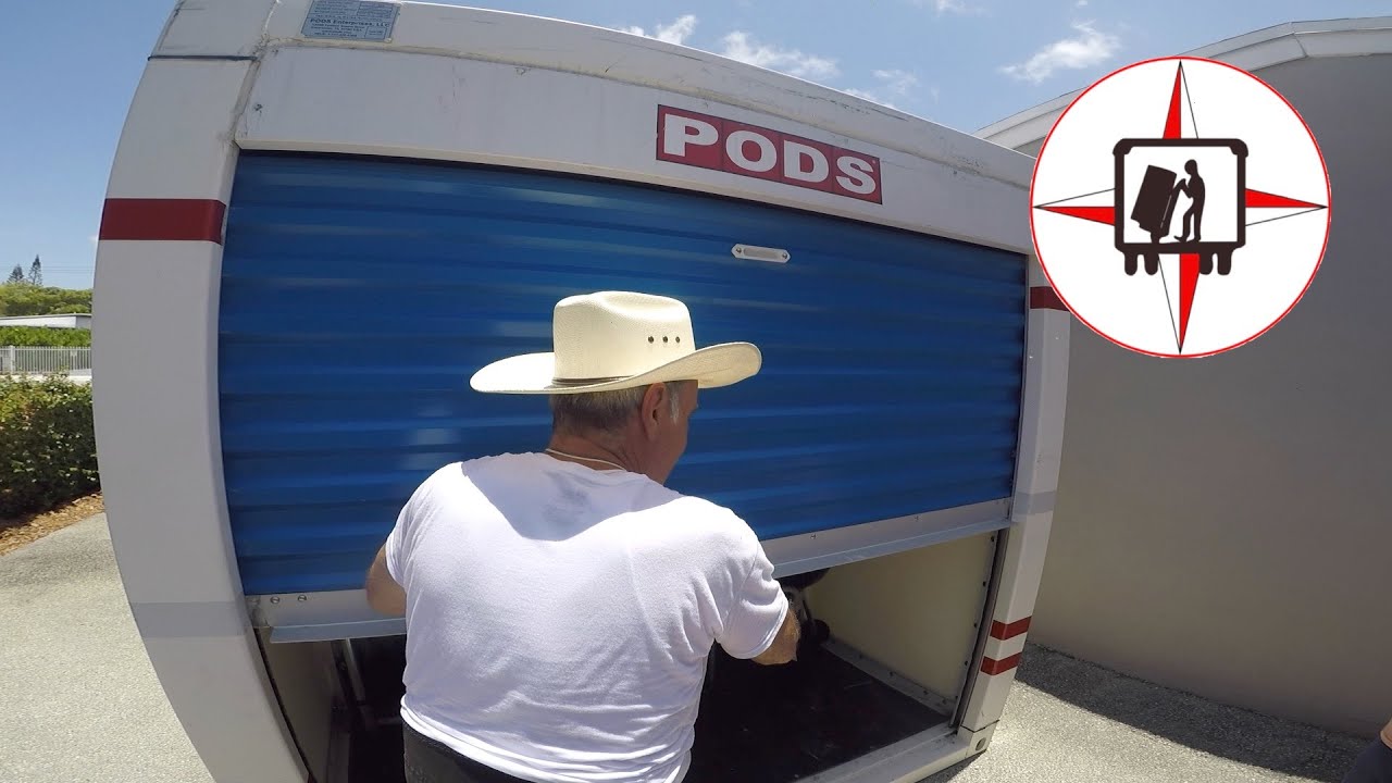 PODS PORTABLE CONTAINER UNBELIEVABLE PACKING IN THE USA - YouTube