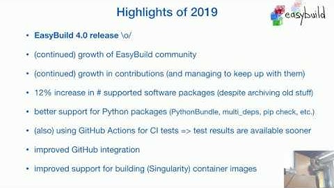 EasyBuild: State of the Union (Kenneth Hoste, HPC-UGent) @ 5th EasyBuild User Meeting