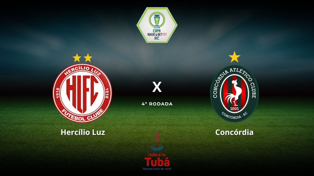 Copa SC 2023: Hercílio Luz X Concórdia - 4ª rodada (23/09/2023) - YouTube