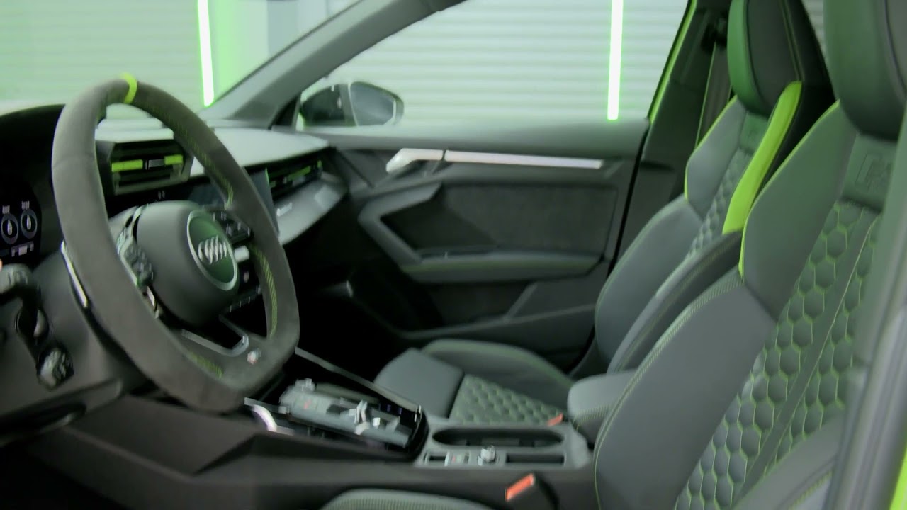 New Audi RS3 Sedan 2022 - detailed INTERIOR tour (digital cockpit, RS view & trunk space)