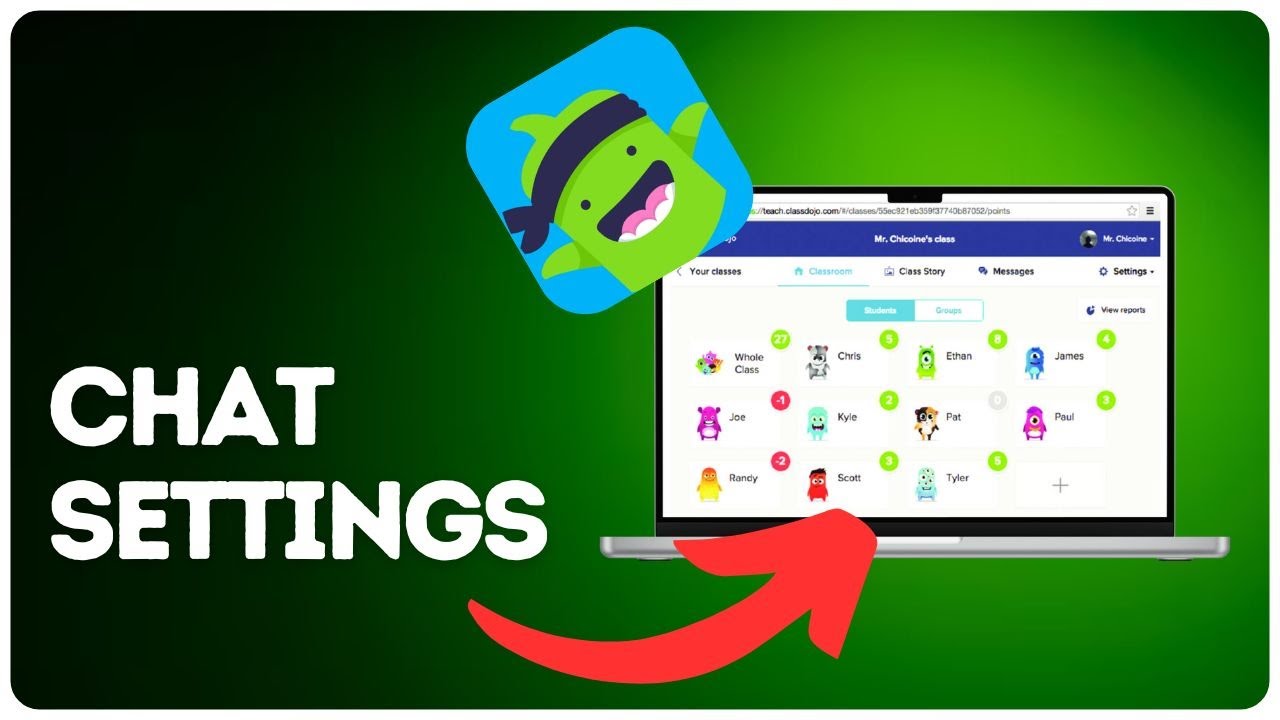 How to access chat settings on ClassDojo? - YouTube