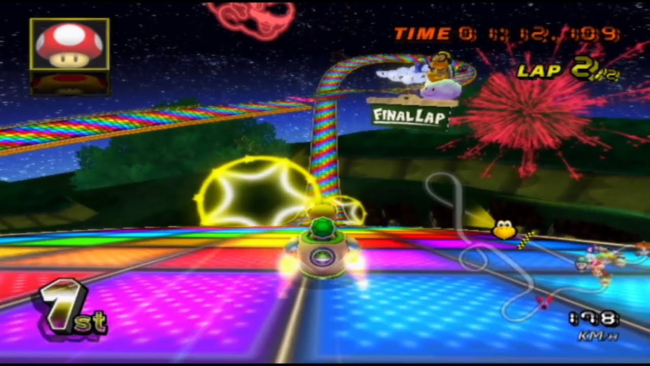 Mario Kart Wii - 32 Random Custom Tracks w/ 200cc & Item Rain