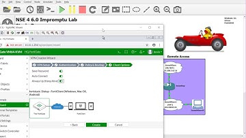 10. Configuring Remote Dial up IPSec VPN using Forticlient and FortiGate VPN Wizard