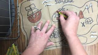 NKCS art 2nd Grade Treasure Map Day 2 Coloring