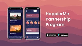HappierMe Partnership program screenshot 1