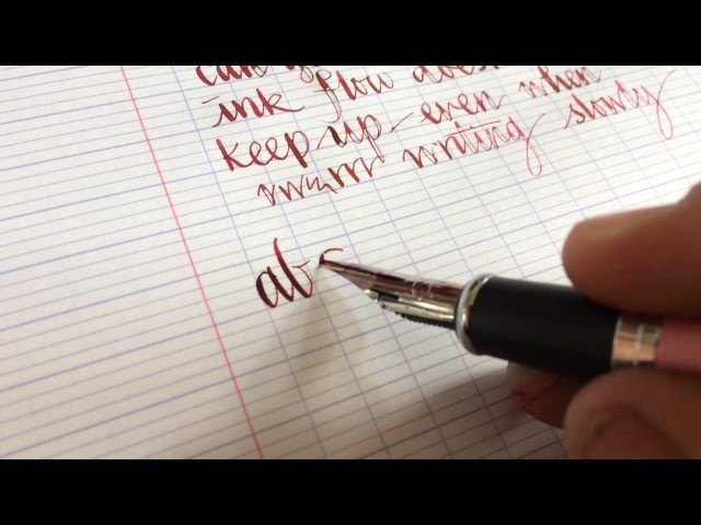 Another demo of handwriting with the Zebra G nib in a Jinhao x750.