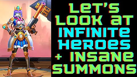 Infinite Heroes: First Impressions! The Most Underrated Gacha?! + Crazy Summon Luck!!