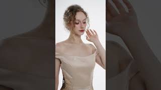 Yvaine Silk Taffeta Dress | Lumina Wings SS’26 Collection