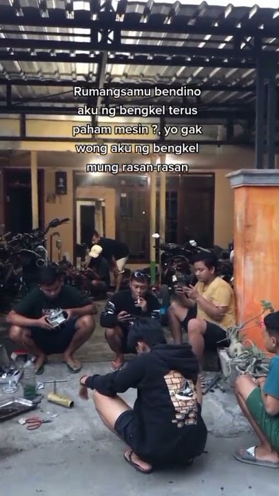 Story WA viral anak bengkel